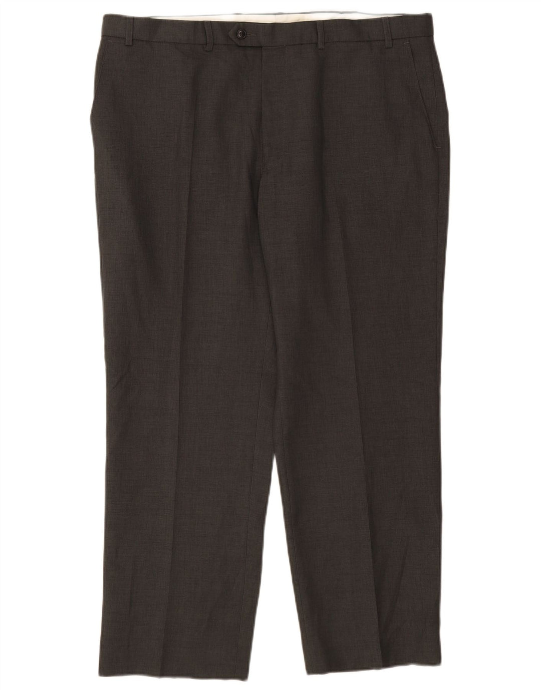 Marks & Spencer Straight Suit Bukser til mænd W40 L29 Grå polyester