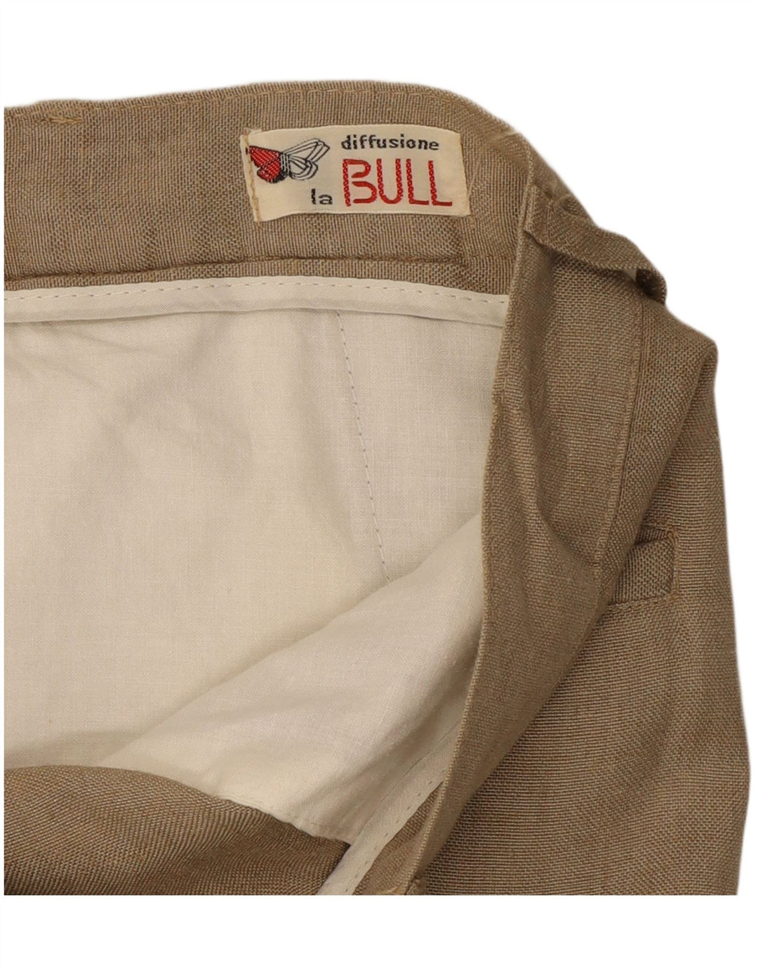 Vintage Kvinders Pegged Chino Bukser W30 L28 Beige