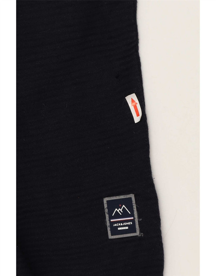 Jack & Jones herre sweater med rund hals, lille marineblå farveblok