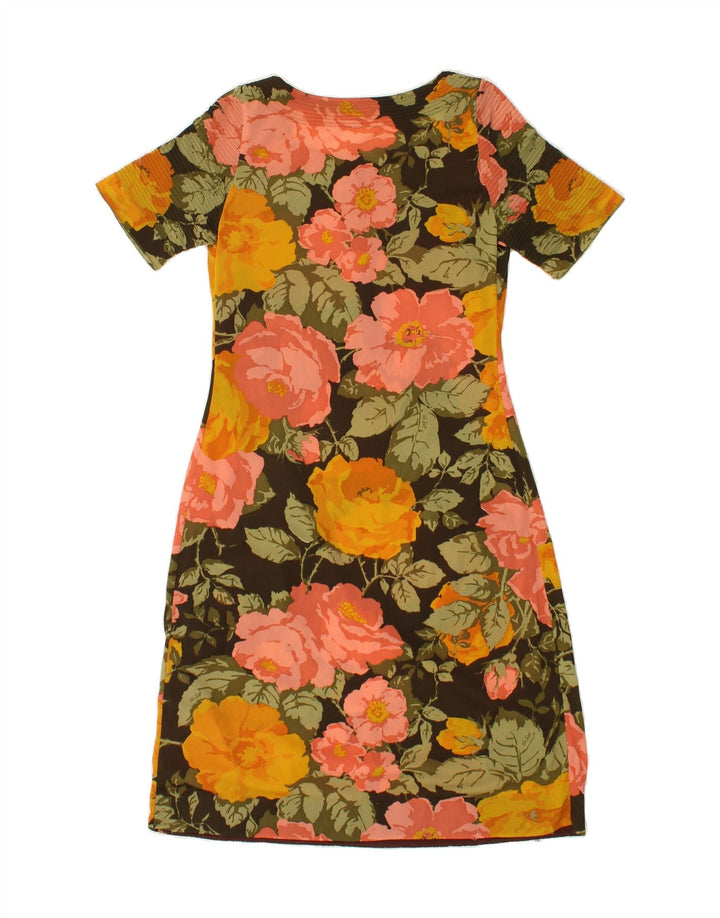KEN SCOTT Womens Sheath Dress UK 10 Small Multicoloured Floral Vintage KEN SCOTT and Second-Hand KEN SCOTT from Messina Hembry 