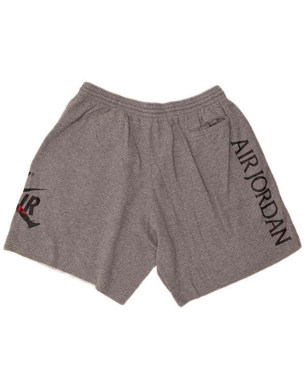 Jordan Herre grafiske sportsshorts 3XL Grå Flecked Bomuld