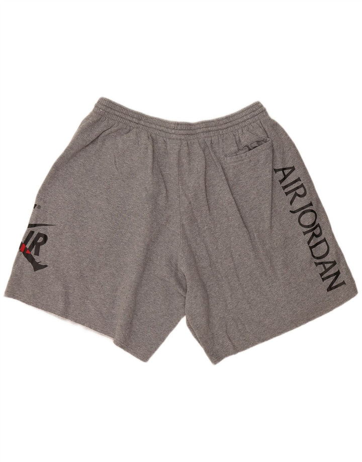Jordan Herre grafiske sportsshorts 3XL Grå Flecked Bomuld