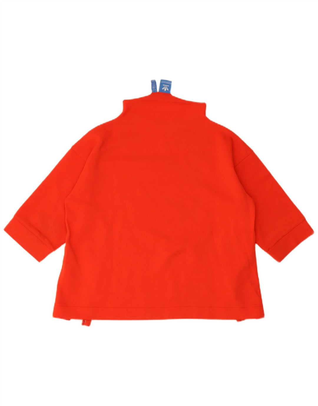 Adidas Dame Oversized Grafisk Sweatshirt Jumper UK 10 Lille Rød