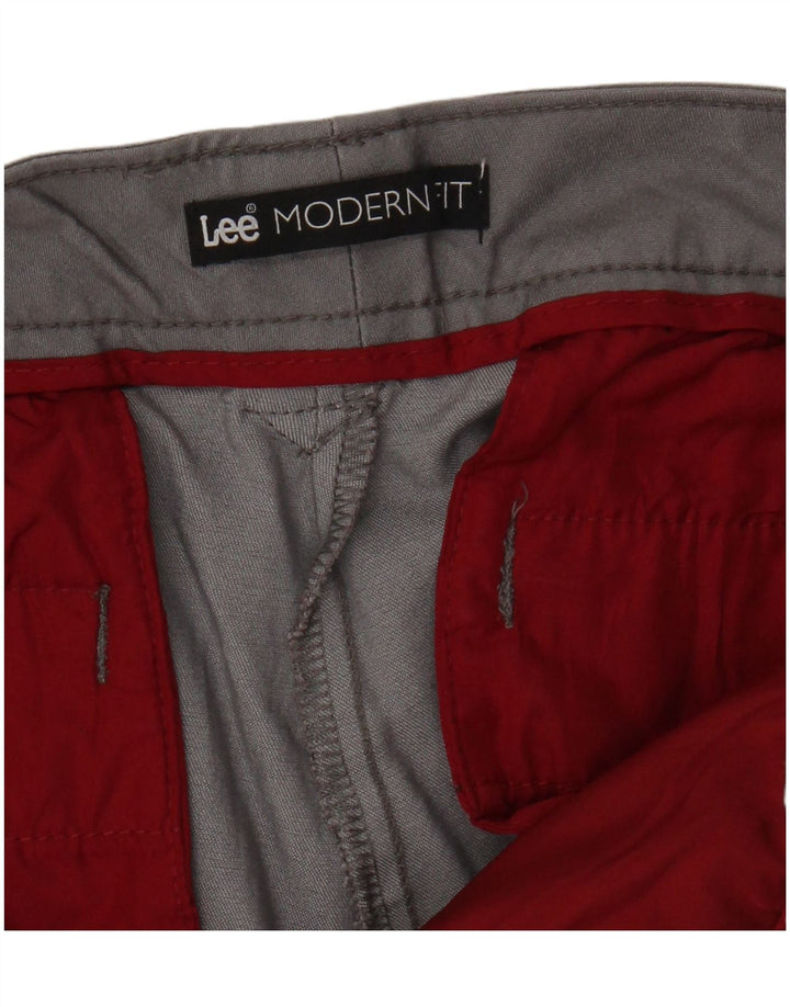 Lee Dame Modern Fit Straight Chino Bukser W34 L27 Grå