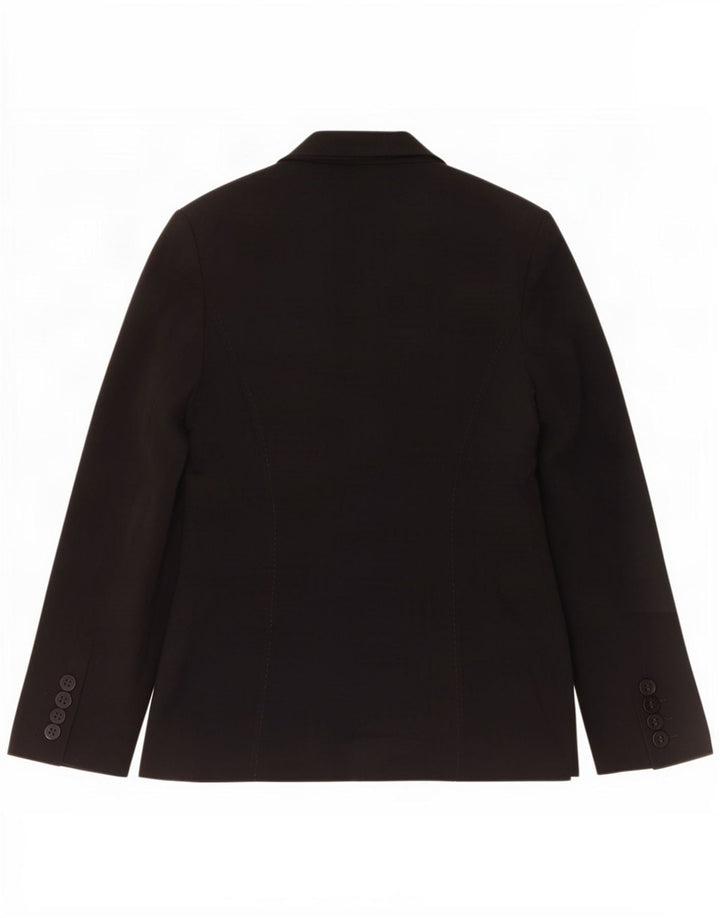 Marks & Spencer Dame 1-knaps blazerjakke UK 8 Lille sort polyester
