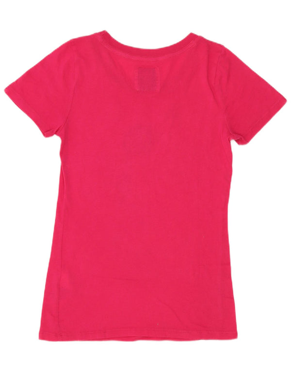 Abercrombie & Fitch piger grafisk t-shirt top 13-14 år XL Pink bomuld