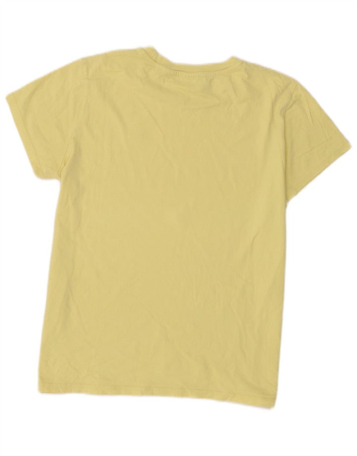 Levi's Dame T-Shirt Top UK 14 Stor Gul