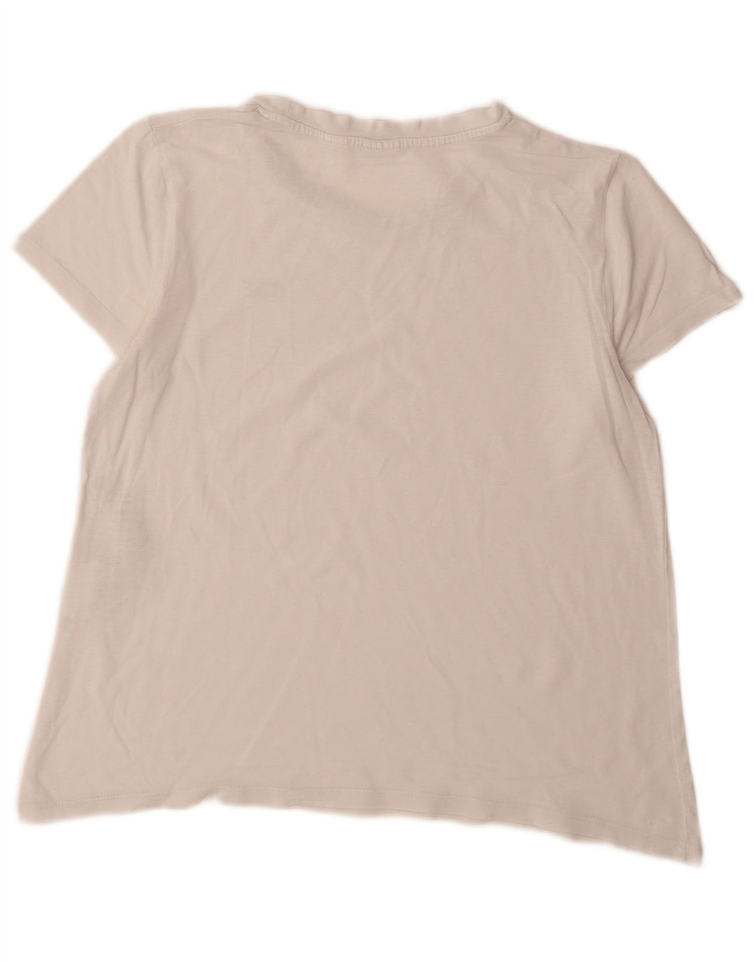 Levi's Dame T-Shirt Top UK 14 Medium Hvid Bomuld
