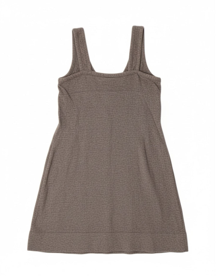 ZARA Womens Sleeveless Jumper Dress UK 12 Medium Grey Wool Vintage Zara and Second-Hand Zara from Messina Hembry 