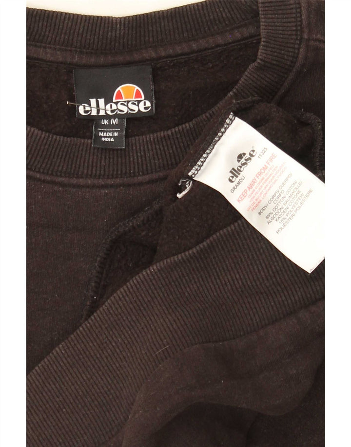 Ellesse Herre Sweatshirt Jumper Medium Brun Bomuld