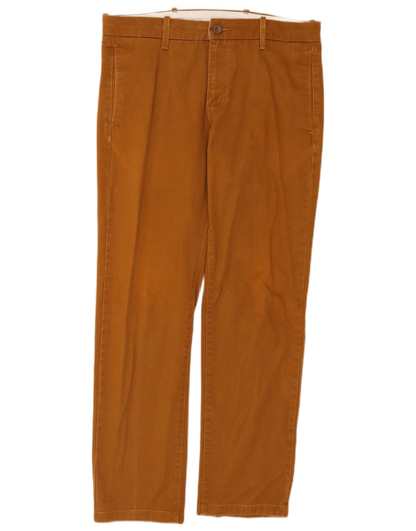Levi's Straight Chino-bukser til mænd W30 L30 Brun bomuld