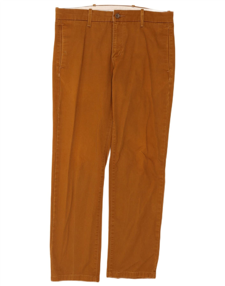 Levi's Straight Chino-bukser til mænd W30 L30 Brun bomuld