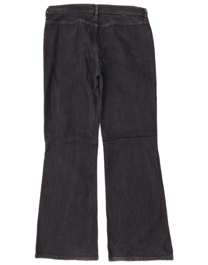 Diesel Dame Flared Jeans W34 L32 Marineblå Bomuld