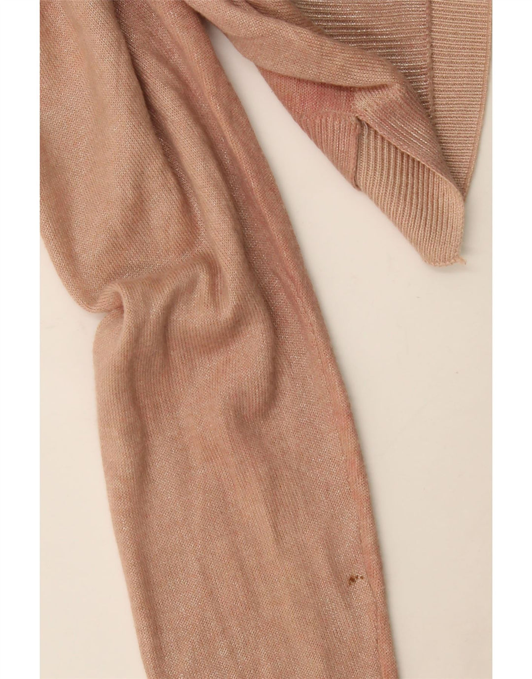 Zara Dame Boat Neck Jumper Sweater UK 14 Medium Beige