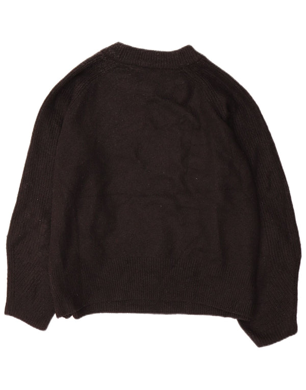 Marks & Spencer Dame Oversized Crew Neck sweater UK 16 Large Black