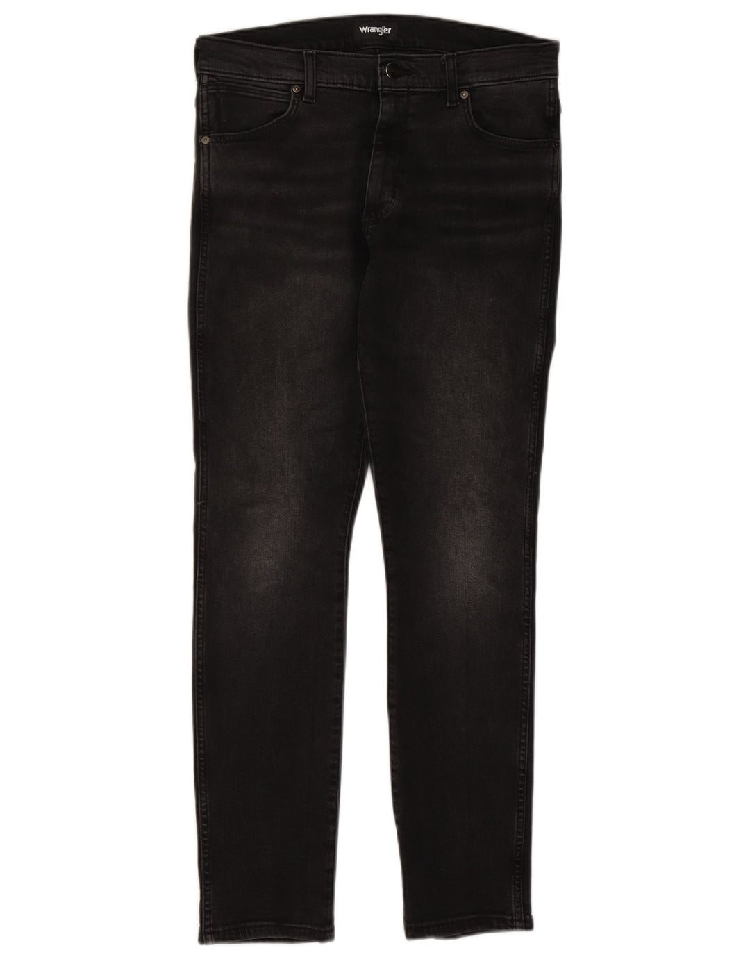 Wrangler Herre Larston Slim Jeans W32 L32 Sort Bomuld