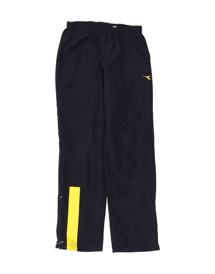 DIADORA Mens Tracksuit Trousers Medium Black Colourblock Polyester Vintage Diadora and Second-Hand Diadora from Messina Hembry 