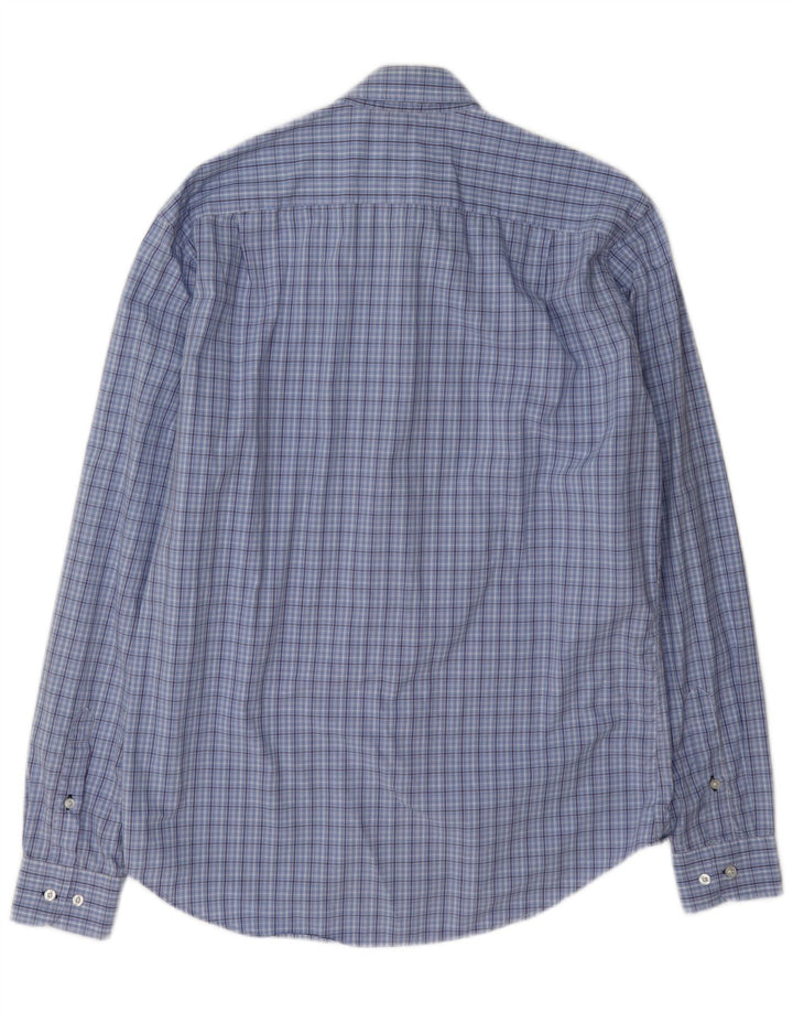 Lacoste Herre Slim Fit skjorte str. 40 Medium Blue Check