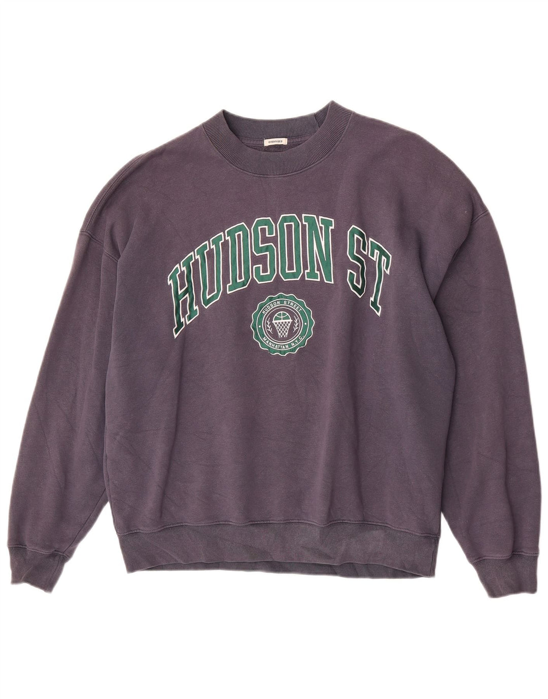 Abercrombie & Fitch Hudson grafisk sweatshirt til kvinder, medium lilla