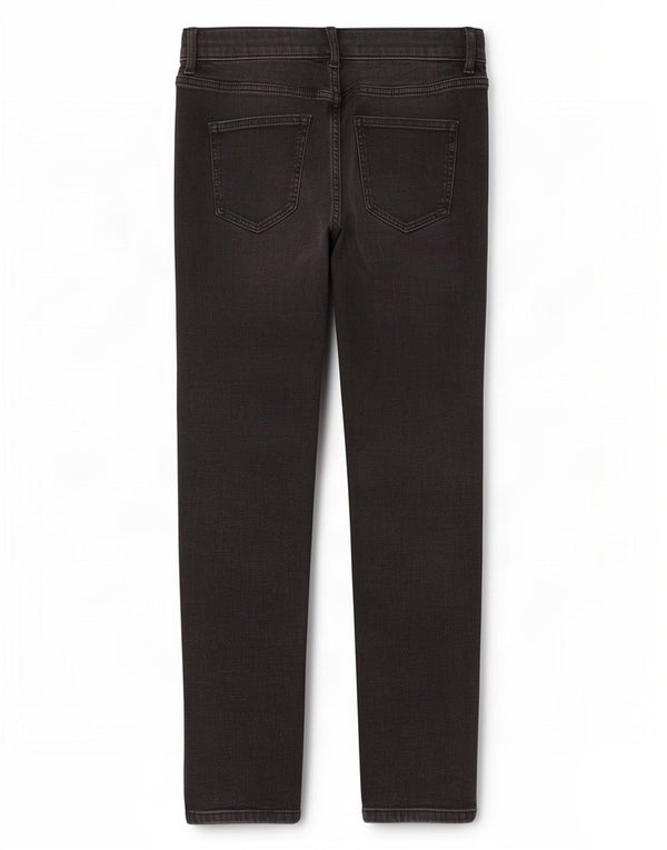 Marks & Spencer Dame Relaxed Fit Slim Jeans UK 10 Small W27 L26 Black