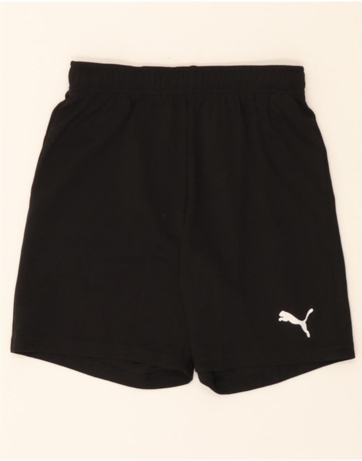 PUMA Boys Sport Shorts 12-13 Years  Black Polyester Vintage Puma and Second-Hand Puma from Messina Hembry 