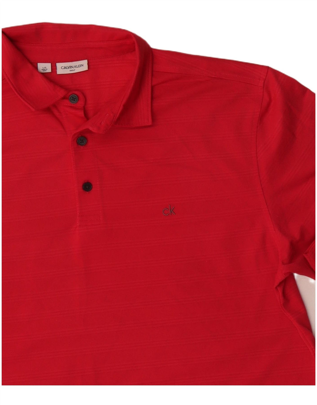 Calvin Klein herre poloskjorte stor rød polyester