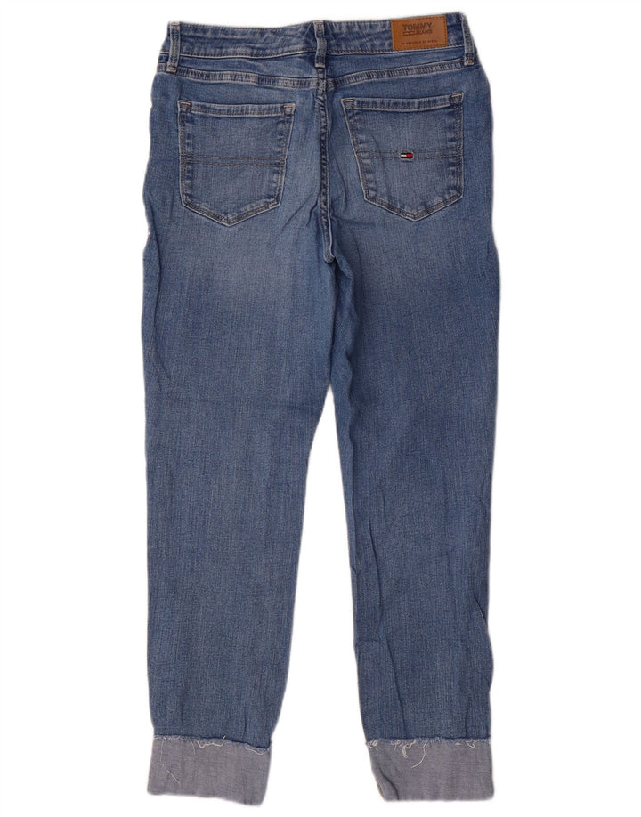 Tommy Hilfiger Dame-tilspidsede jeans US 4 Small W27 L26 Blue Cotton