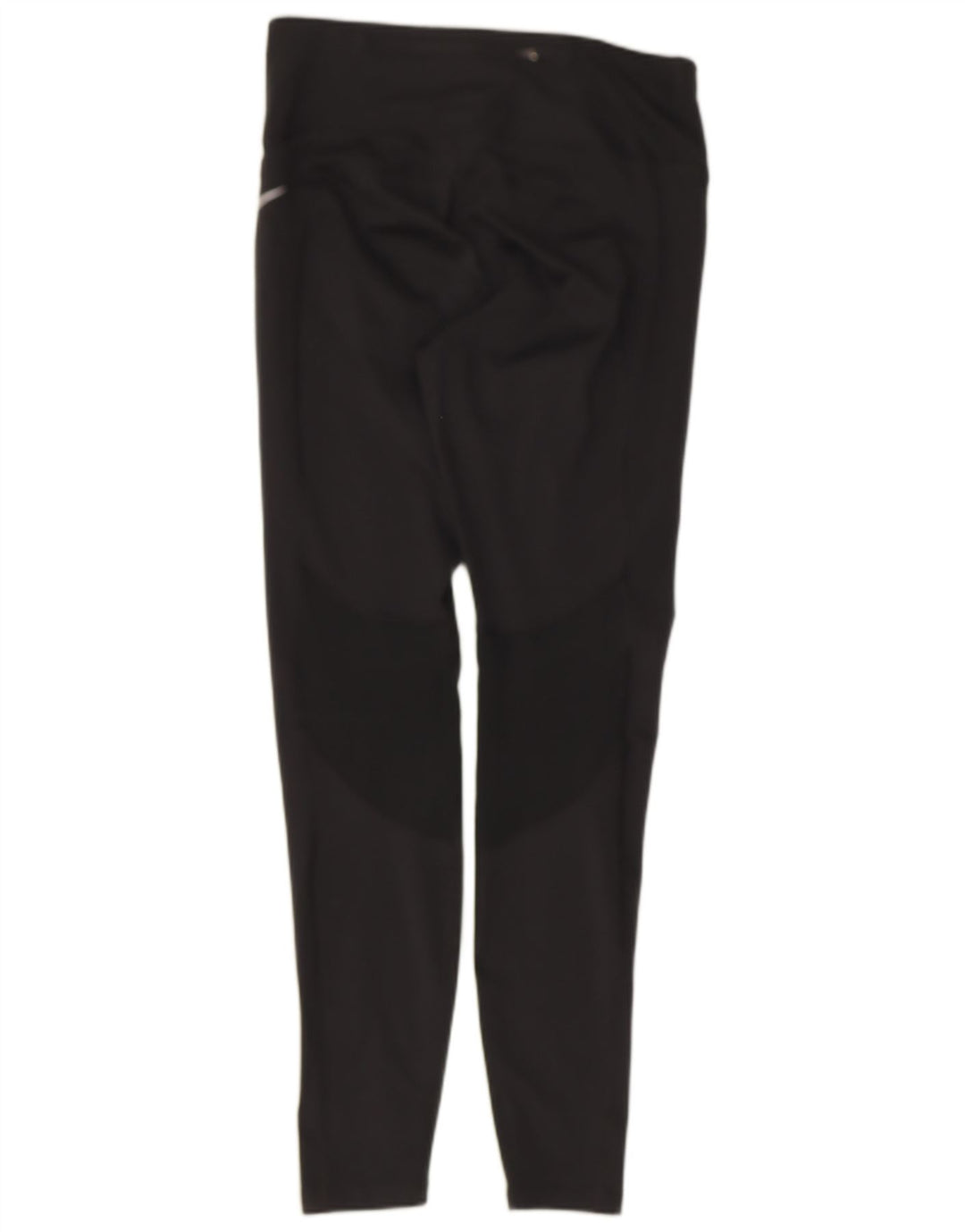 Nike Dame Dri Fit Leggings UK 12 Medium Sort Polyester