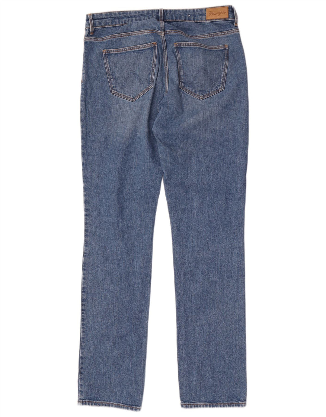 Wrangler lige jeans til kvinder W30 L32 blå bomuld