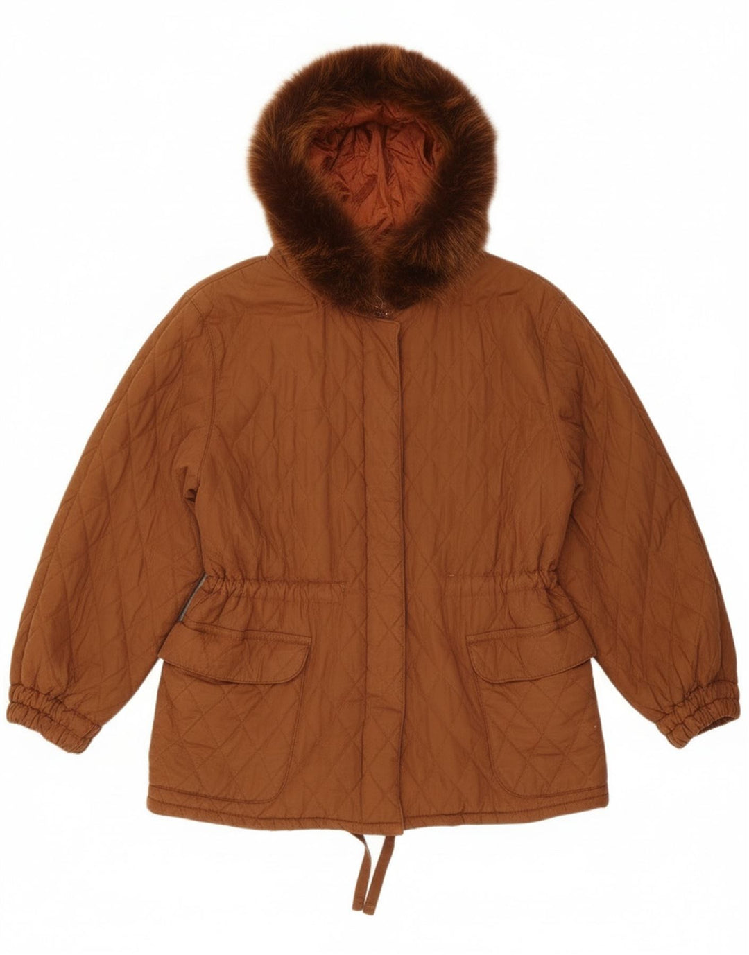 Ileana Zara Dame Oversized Hættejakke IT 40 Lille Brun