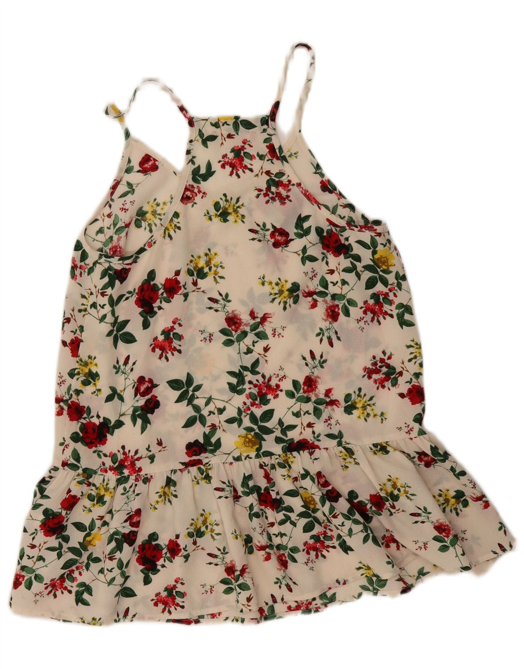 Guess Dame Sundress UK 6 XS Off White Floral Polyester