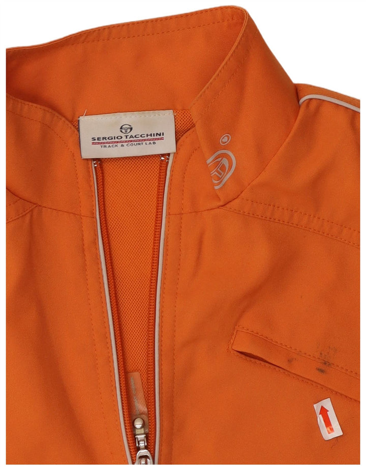 Sergio Tacchini Dame træningsdragt Topjakke IT 44 Medium Orange Polyester