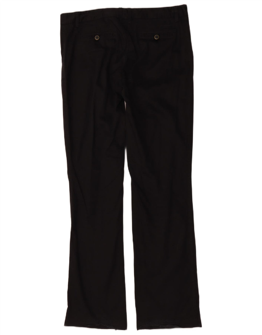 Massimo Dutti Dame Bootcut Chino Bukser W34 L32 Sort Bomuld