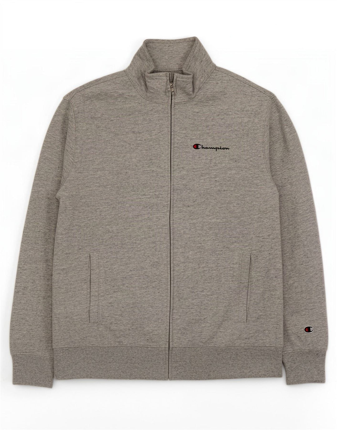 Champion Herre træningsdragt Topjakke Medium Grey Flecked Bomuld