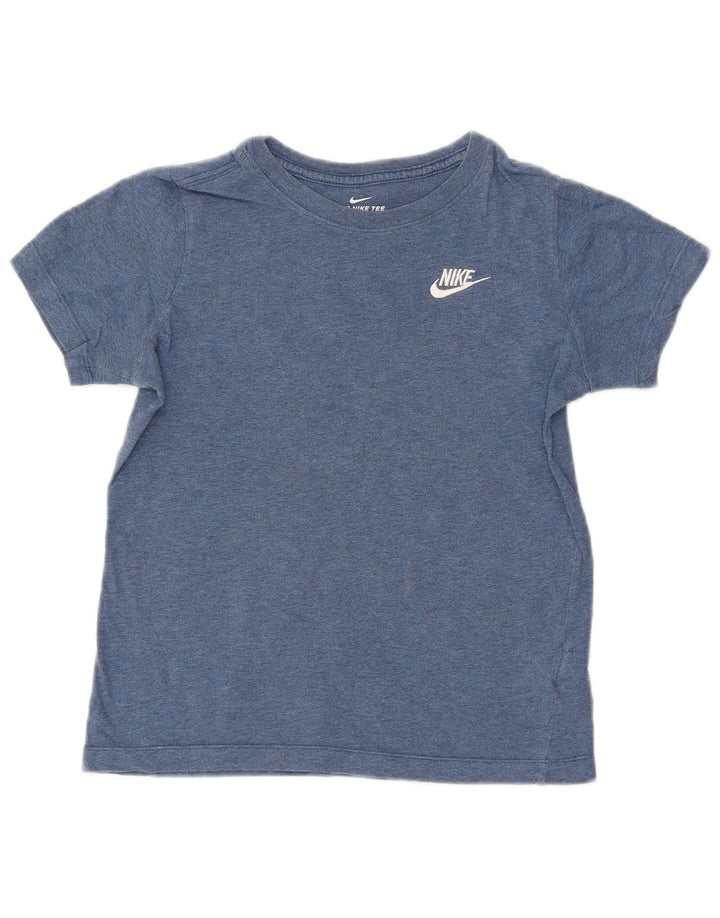 NIKE Boys Graphic T-Shirt Top 10-11 Years Medium  Blue Cotton