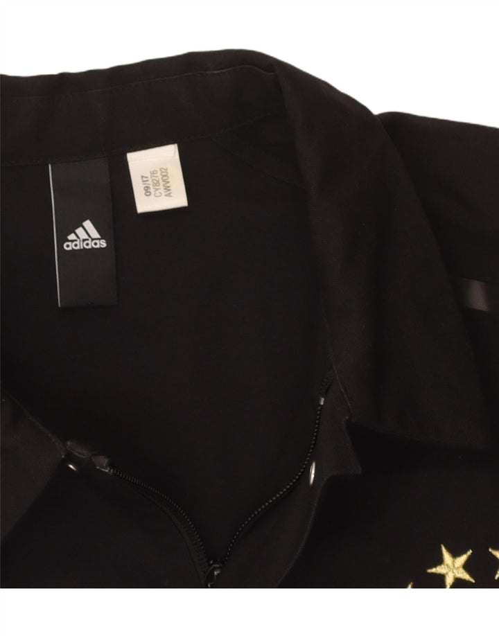 ADIDAS Mens FC Bayern Munchen Windbreaker Jacket UK 38 Medium Black