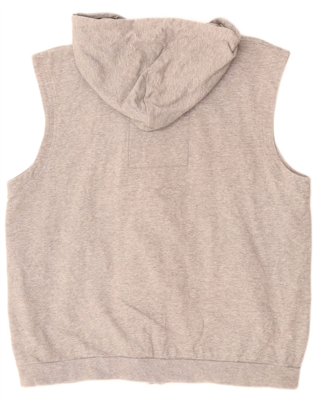 NIKE hættetrøje uden ærmer til mænd til mænd UK 39/41 Mellemgrå bomuld