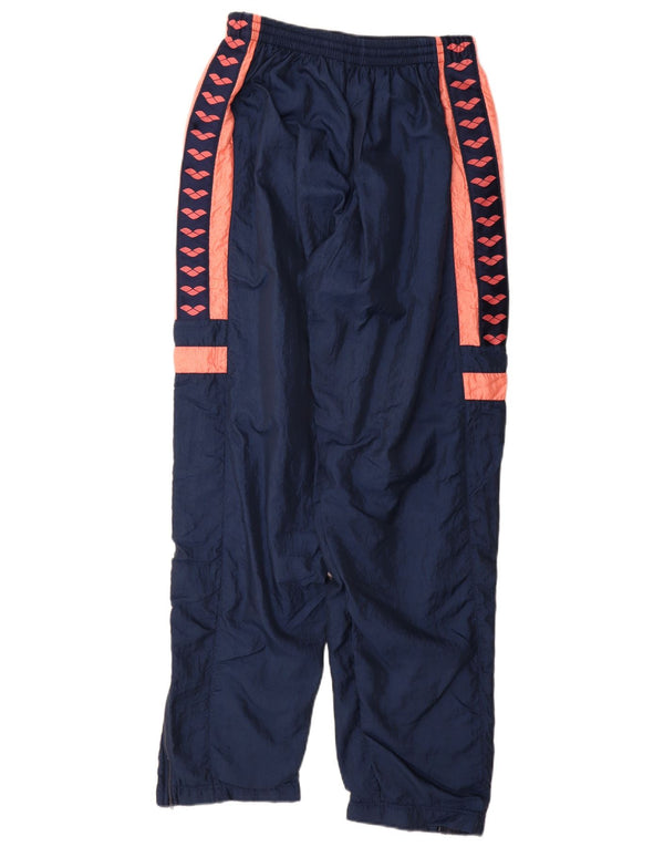 Arena Dame grafisk træningsdragt Bukser UK 14 Medium Navy Blue Colourblock