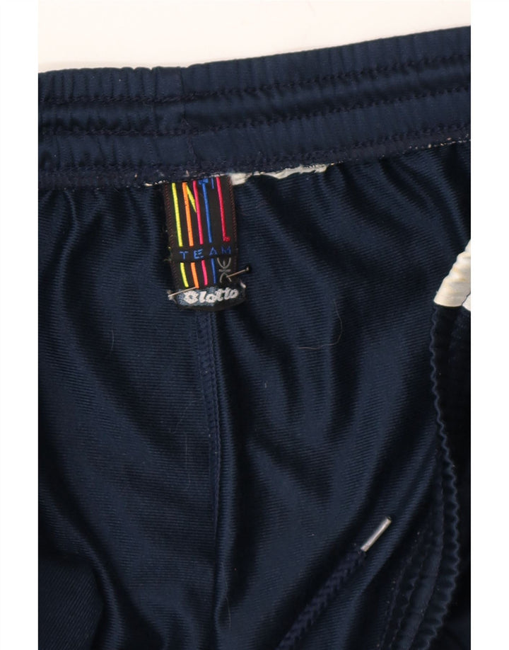 LOTTO Mens Graphic Tracksuit Trousers XL  Navy Blue Vintage Lotto and Second-Hand Lotto from Messina Hembry 