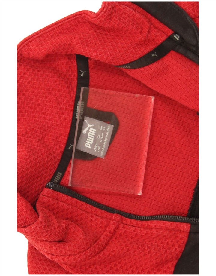 Puma Boys AC Milan Træningsdragt Topjakke 13-14 år Rød Colourblock