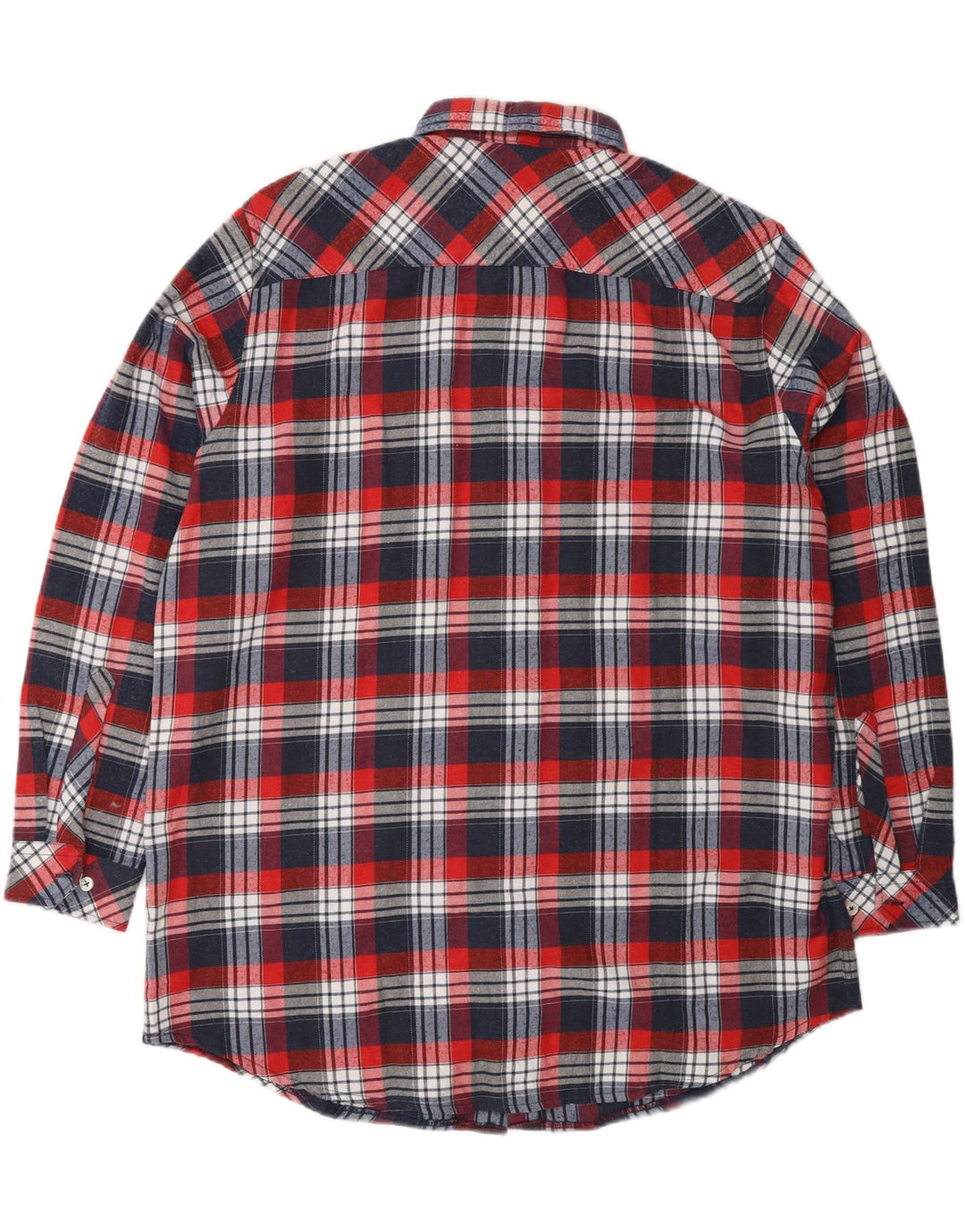 REWARD Flanelskjorte til mænd UK 39/40 Medium rød ternet bomuld