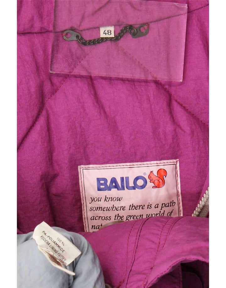 Bailo Herre Gore-Tex Hooded Windbreaker Jacket IT 48 Medium Pink Polyamid
