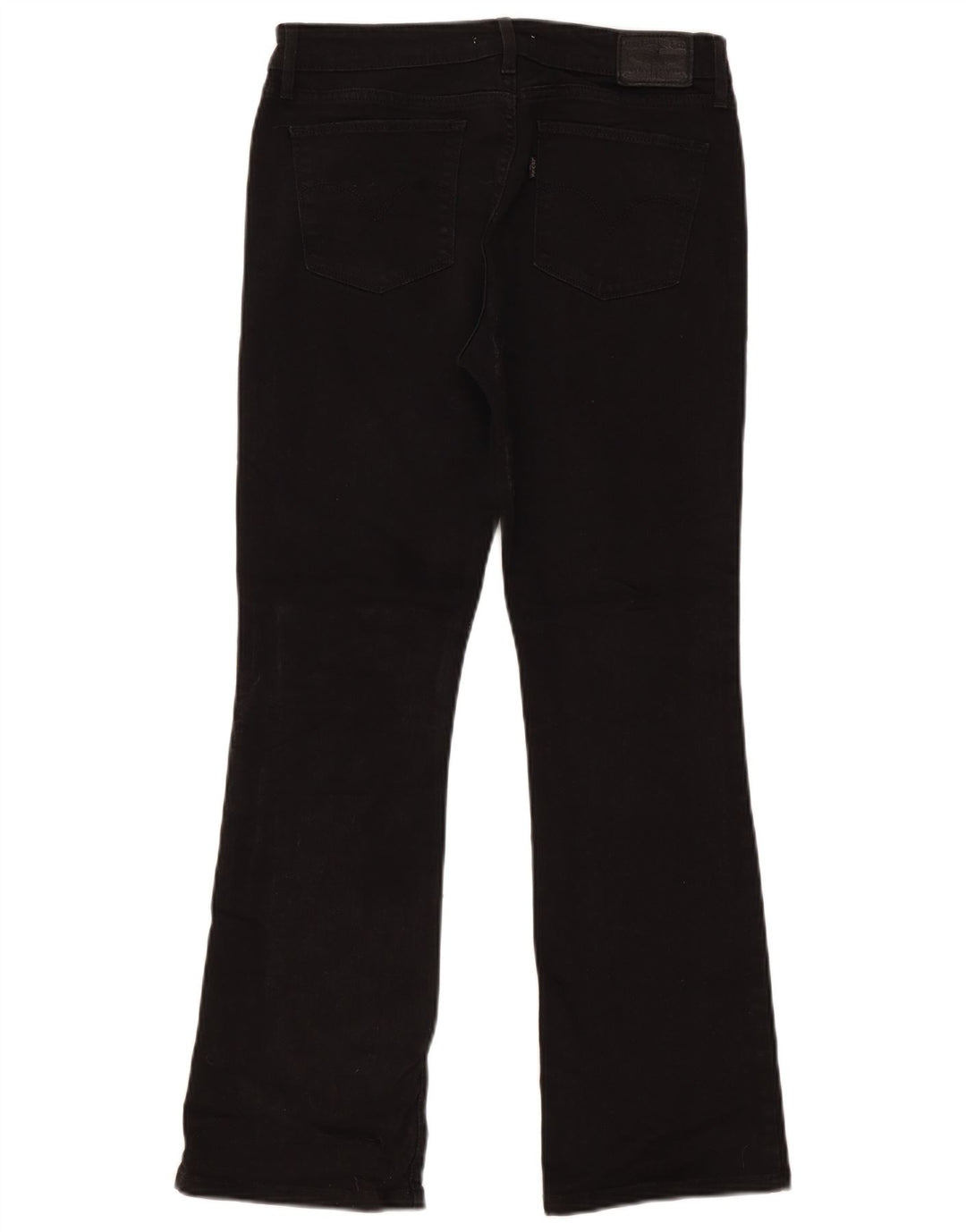 Levi's Dame 715 Bootcut Jeans W29 L29 Sort Bomuld