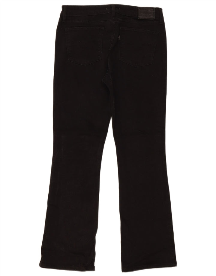 Levi's Dame 715 Bootcut Jeans W29 L29 Sort Bomuld