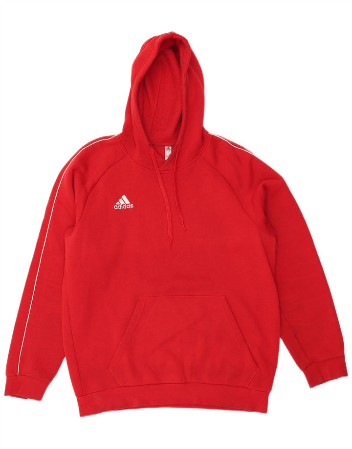 Adidas hættetrøje til mænd, stor rød bomuld