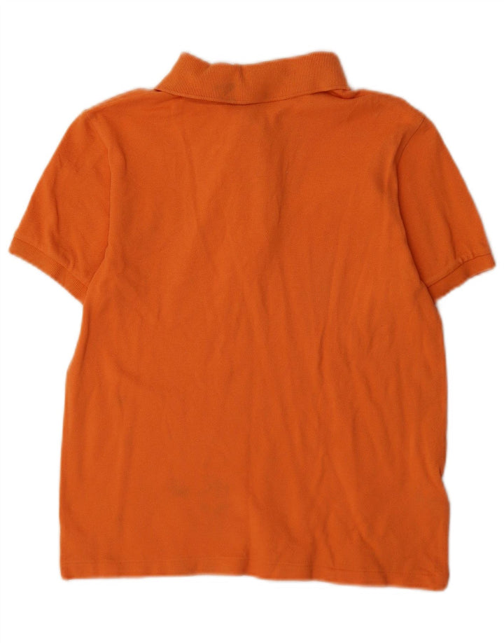Lacoste Drenge Polo Shirt 13-14 År Orange Bomuld