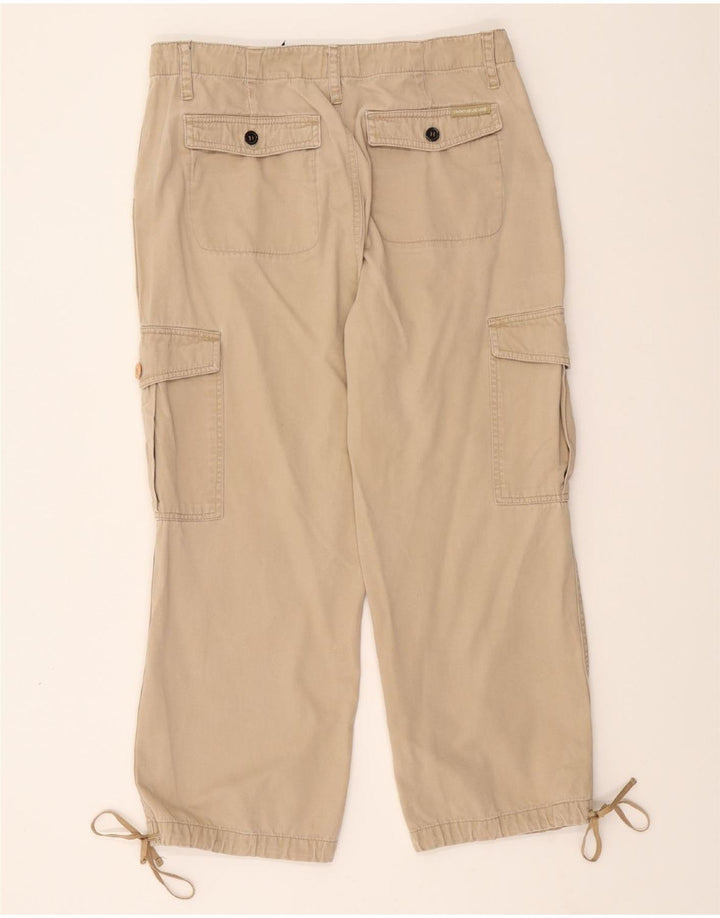 DKNY Womens Straight Cargo Trousers US 8 Medium W26 L25 Beige Cotton Vintage Dkny and Second-Hand Dkny from Messina Hembry 