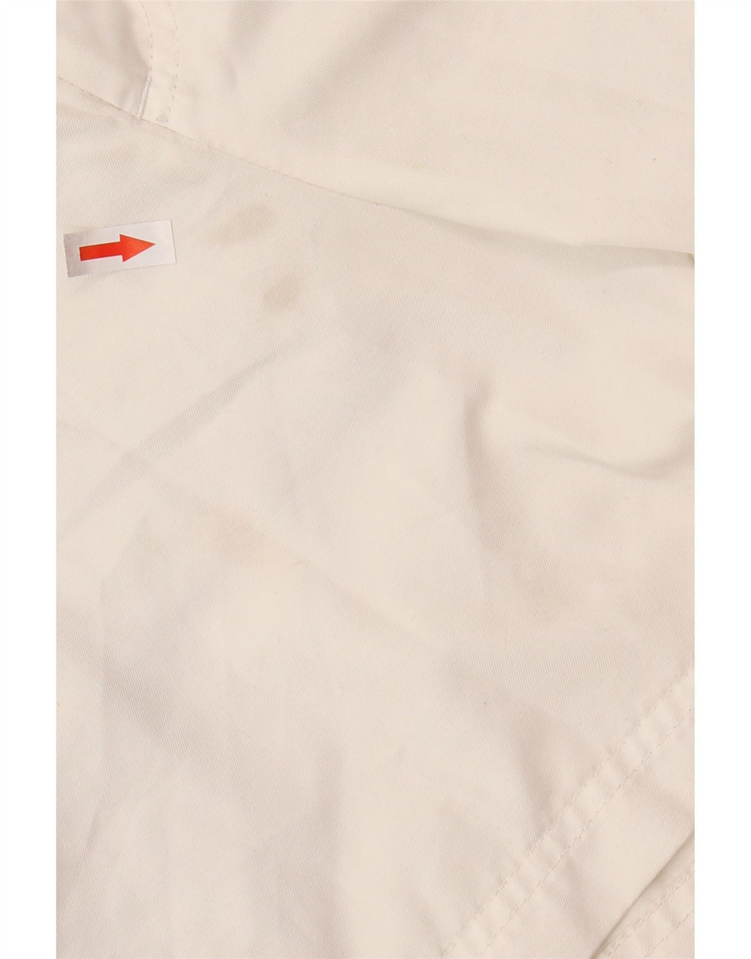 NIKE Chino Shorts til mænd Small W28 White Polyester