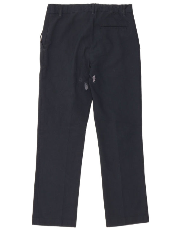 Marks & Spencer Boys Lige Chinobukser 12-13 år W28 L26 Marineblå