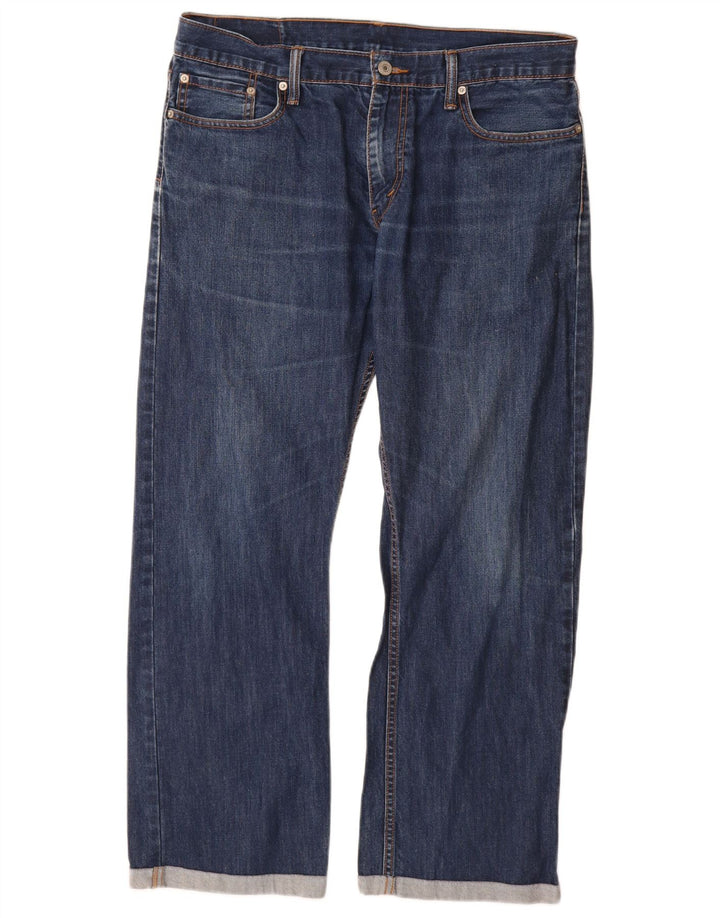 LEVI'S Herre 514 Straight Jeans W36 L29 Blå Bomuld